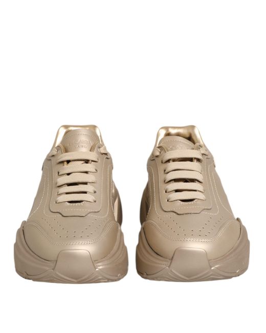 Dolce & Gabbana Natural Leather Daymaster Sneaker Shoes Calf