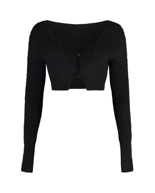 Jacquemus Black Alzou Wool-Blend Cardigan