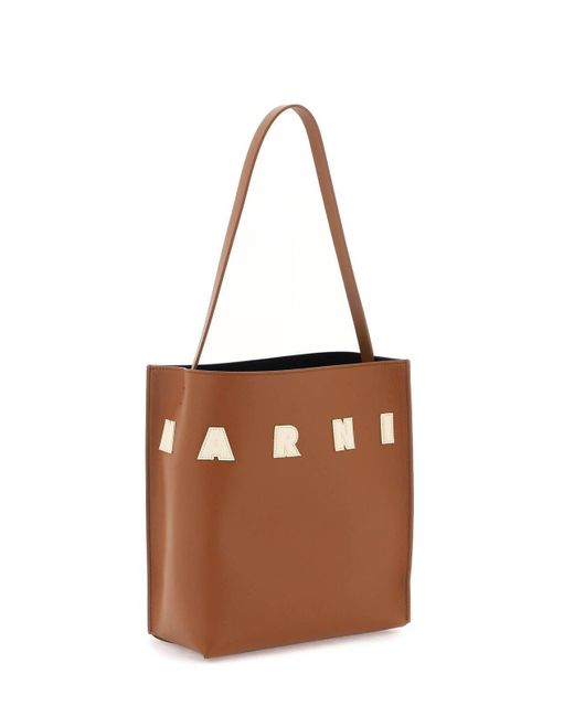 Marni Brown Shoulder Bags