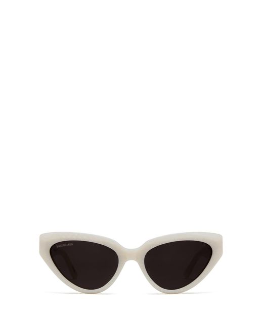 Balenciaga Bb0270s White Sunglasses