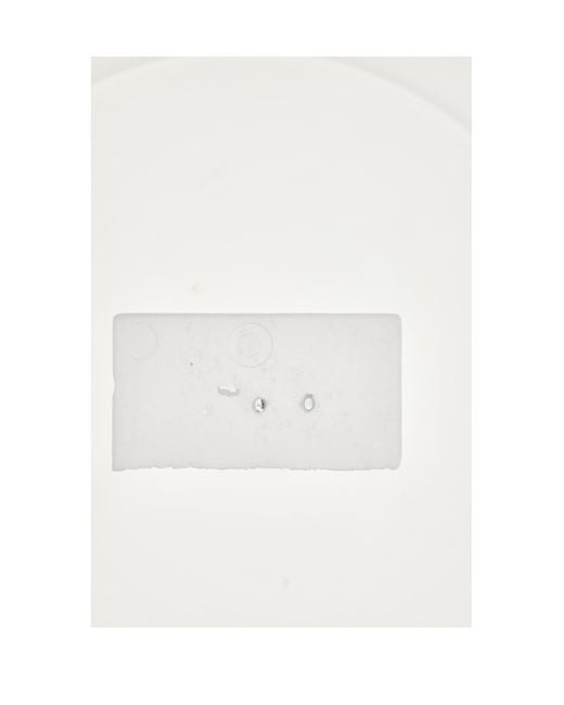 Dior White Earrings Medallion Brass Brooches & Pins for men