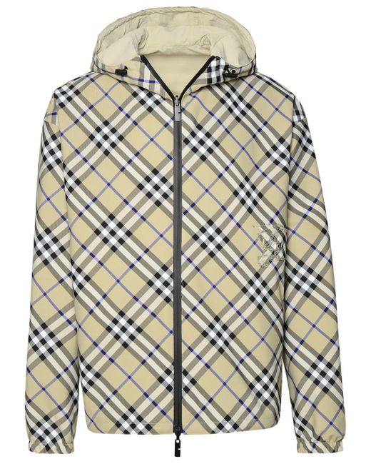 Burberry Gray Reversible Polyester Jacket for men