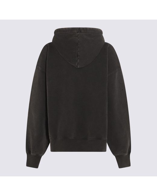 (DI)VISION Black Cotton Sweatshirt