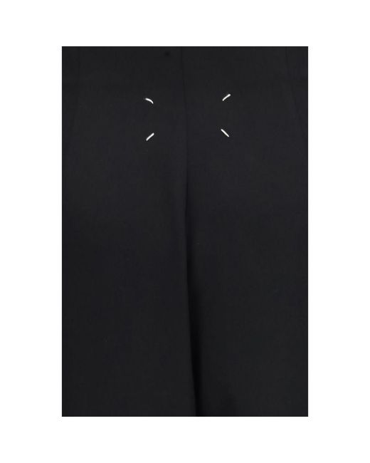 Maison Margiela Black Wool Oves Aries Long Skirt