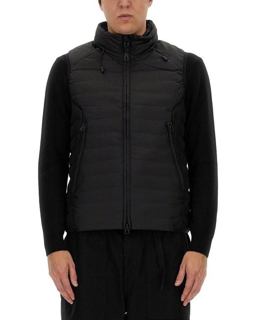 JG1 Black Padded Vest Nylon Waistcoats & Gilets for men