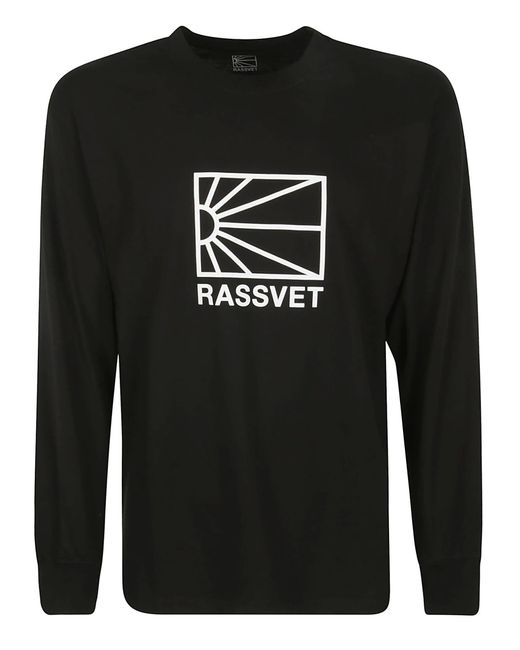 Rassvet (PACCBET) #n# Ls Logo Tshirt Knit in Black for Men | Lyst