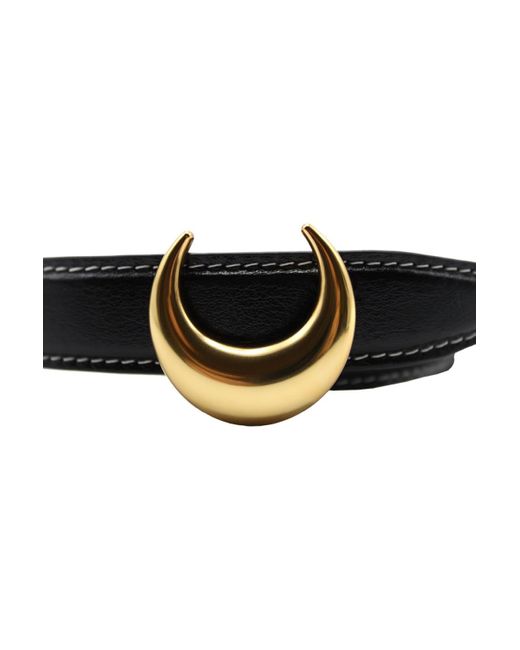 MARINE SERRE Black Moon 25mm Buckle Belt Accessories