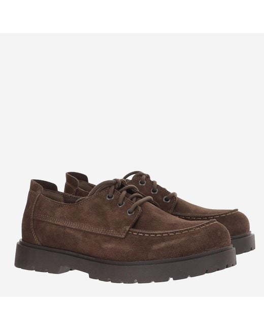 Birkenstock Brown Shoes Highwood Moc Lace Low Leather Boot