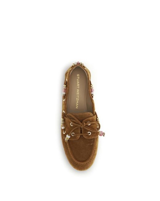 Stuart Weitzman Multicolor Majorca Tinsley Loafers