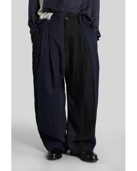 Ziggy Chen Blue Pants for men