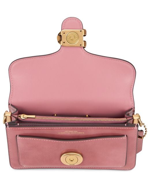 COACH Red Shoulder Bag Tabby 2.0 Calfskin Handbags