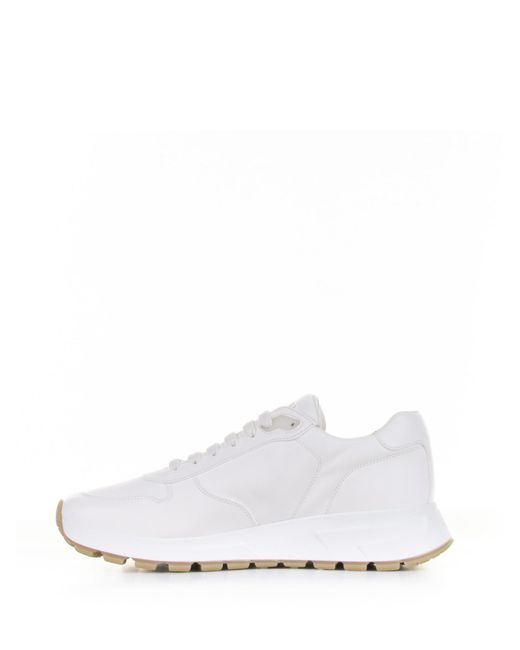 Prada White Prax 01 Sneakers for men