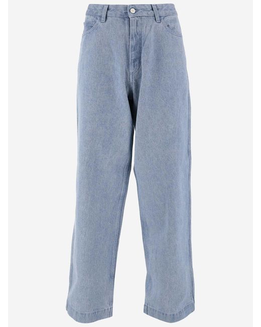 Emporio Armani Blue Cotton Denim Jeans for men