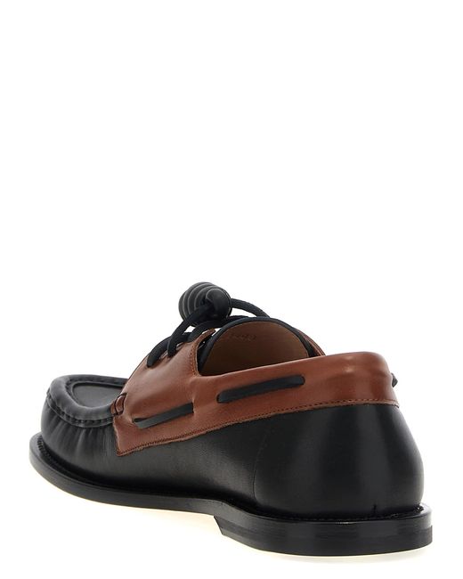 Loewe Brown 'Campo' Boat Shoe for men