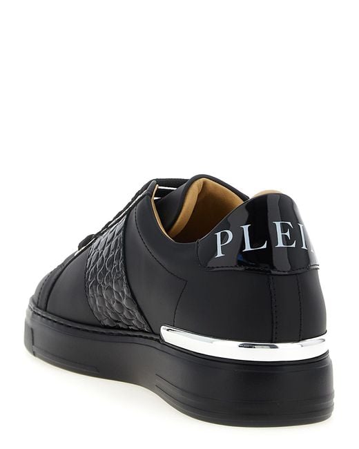 Philipp Plein Black 'Hexagon' Sneakers for men