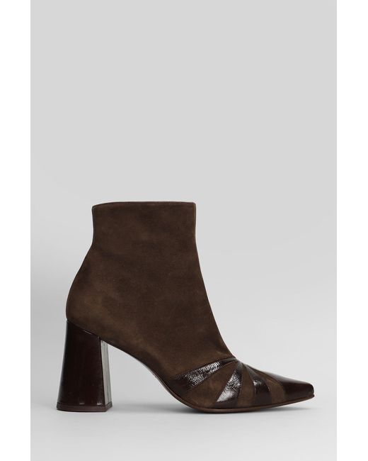 Chie Mihara Brown Ludrik High Heels Ankle Boots