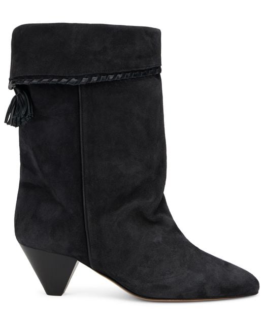 Isabel Marant Black Ankle Boots Calfskin