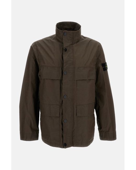 Stone Island Multicolor Field Waxed Jacket for men