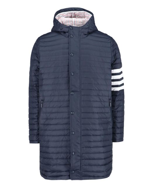 Thom Browne Blue Downfilled Quilted Down Jacket for men