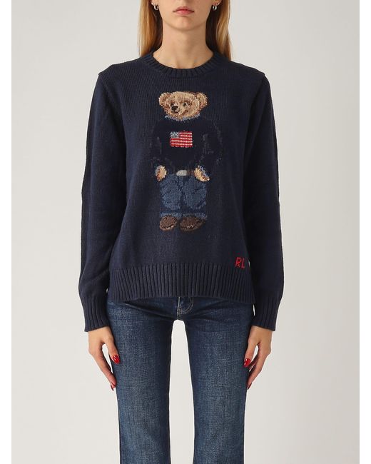 Polo Ralph Lauren Blue Bear Sweater Sweater