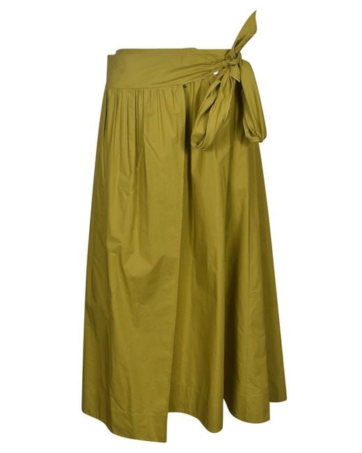 Forte Forte Green Tied Waist Skirt