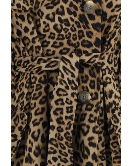 Ella Natural Batwing Sleeve Cotton Trench Coat & Raincoats