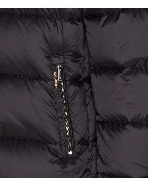 Moorer Black Brett Down Jacket for men