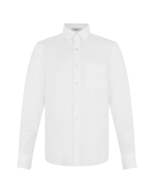 Gant White Linen Shirt for men