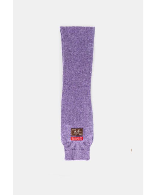 B.B. Wallace Purple Katz Shetland Wool Scarf Scarfs