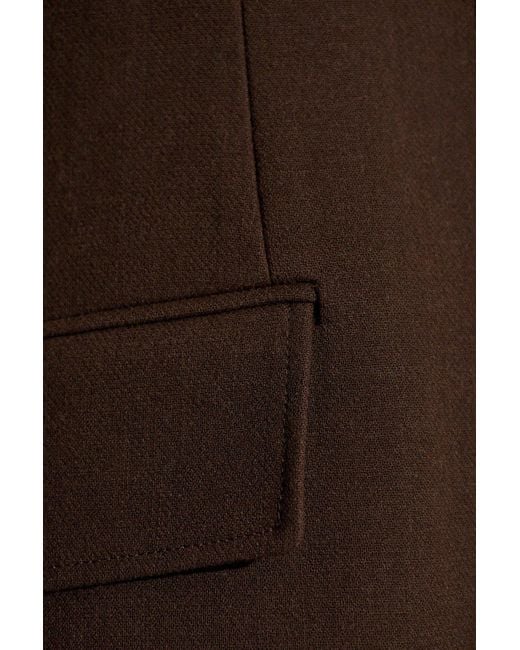 AMI Brown Jacket With Pockets