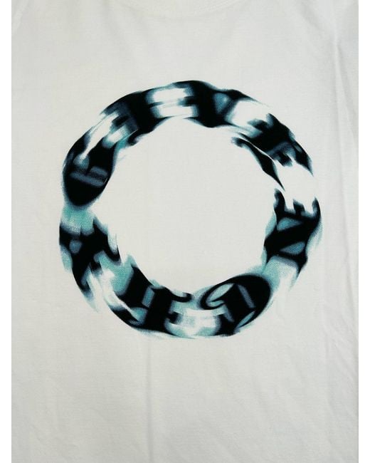 Givenchy White Oversized Short Sleeve T-Shirt for men
