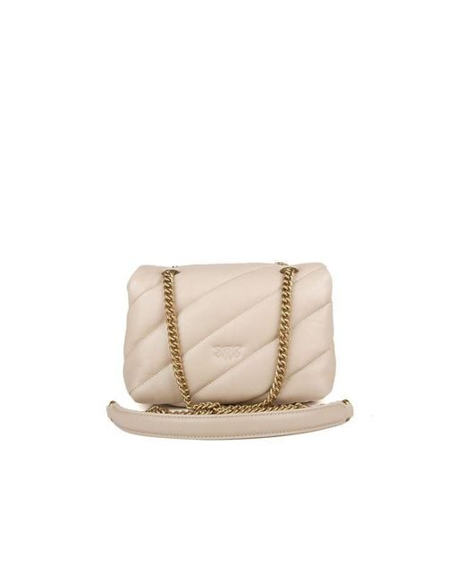 Pinko Natural Crossbody Bag Sheepskin Crossbody-Bags