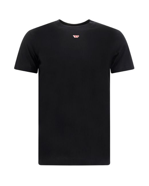 DIESEL Black T-diegor T-shirt for men
