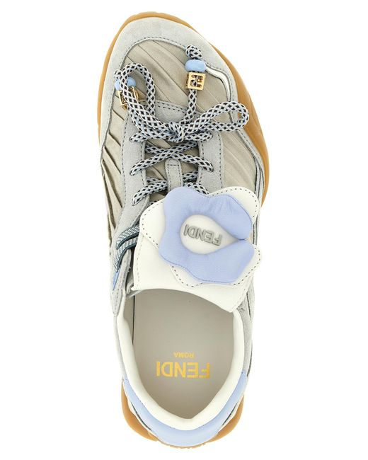 Fendi White Wave Pulse' Sneakers