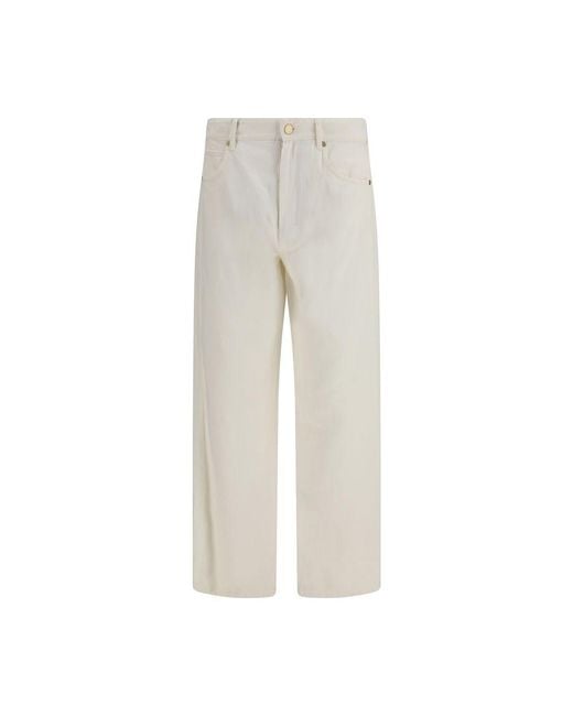 Max Mara Gray Cotton Casual Pants