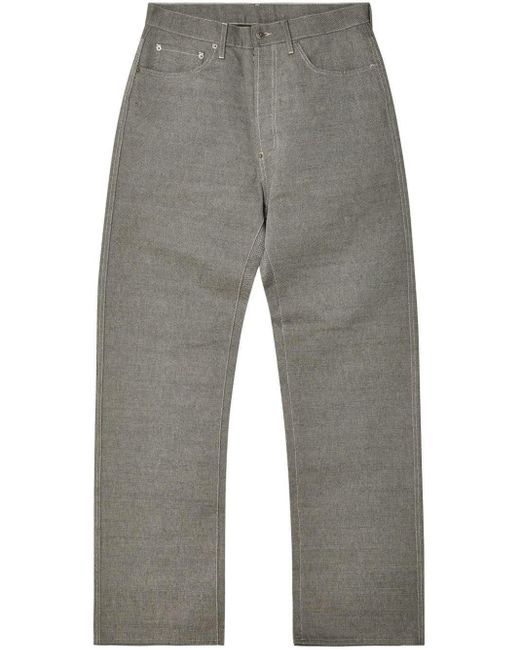 Maison Margiela Gray Twill Trousers for men
