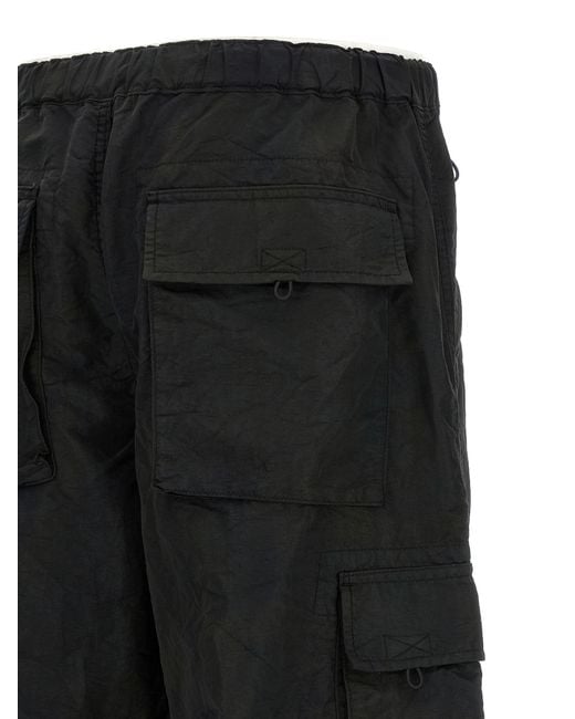 Comme des Garçons Black Nylon Cargo Pants for men