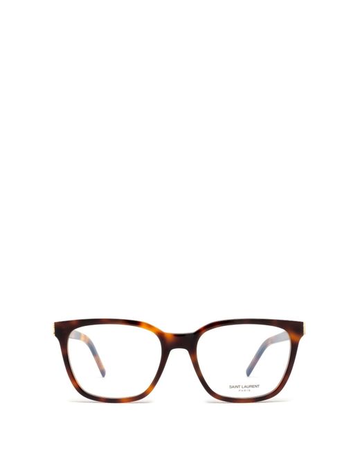 Saint Laurent Black Sl M129 Havana Glasses