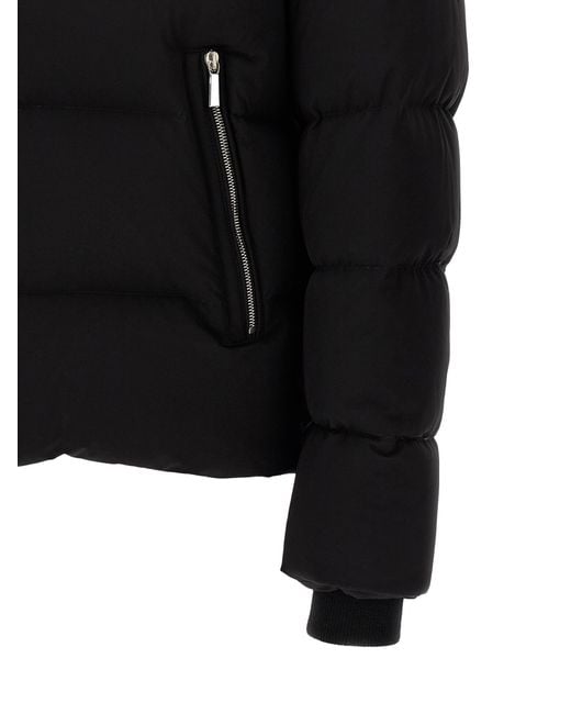 Moorer Black Wool Bomber Clothing for men