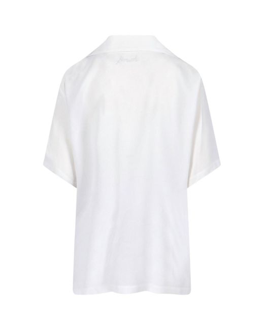 P.A.R.O.S.H. White Short-Sleeved Shirt