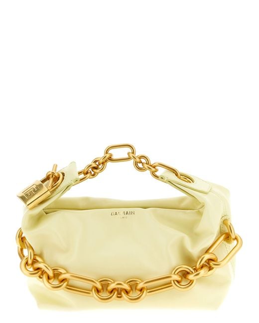 Balmain Metallic 'Sync Mini' Handbag