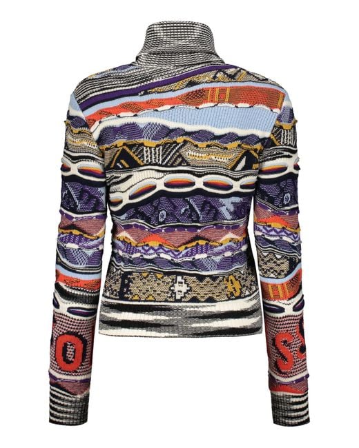Missoni Multicolor Wool Blend Turtleneck Sweater
