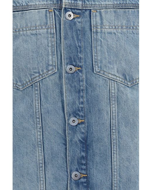 7FOR Blue Denim Jacket Cotton for men