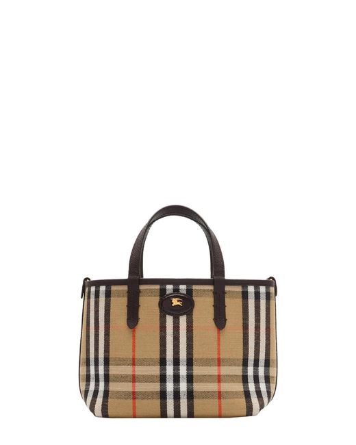 Burberry Black Tote Bag, Leather Calf Bags