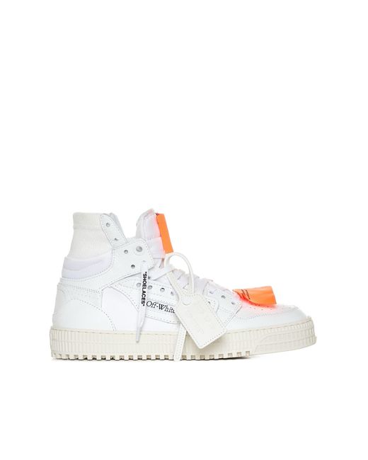 Off-White c/o Virgil Abloh White Off Court 3.0 Leather And Canvas Sneakers for men