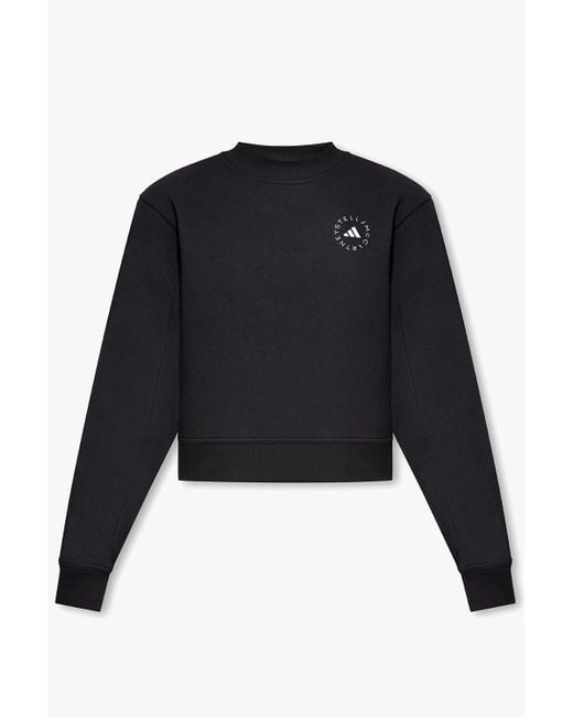 Adidas By Stella McCartney Black Sweatshirt With Logo