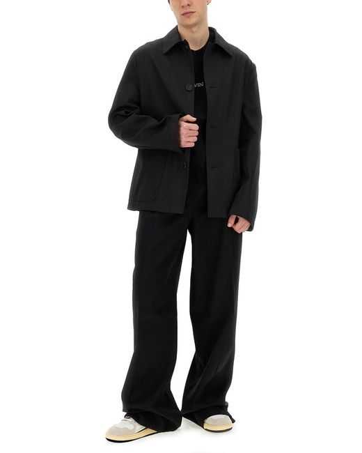 Lanvin Black Workwear Jacket for men