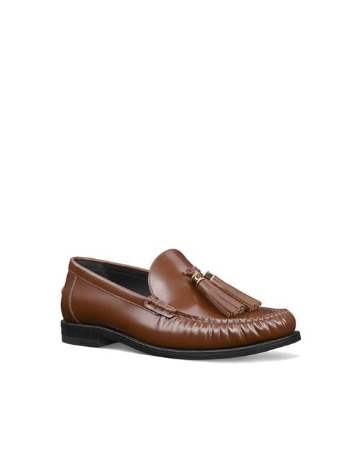 Dior Brown D-Academy Loafers