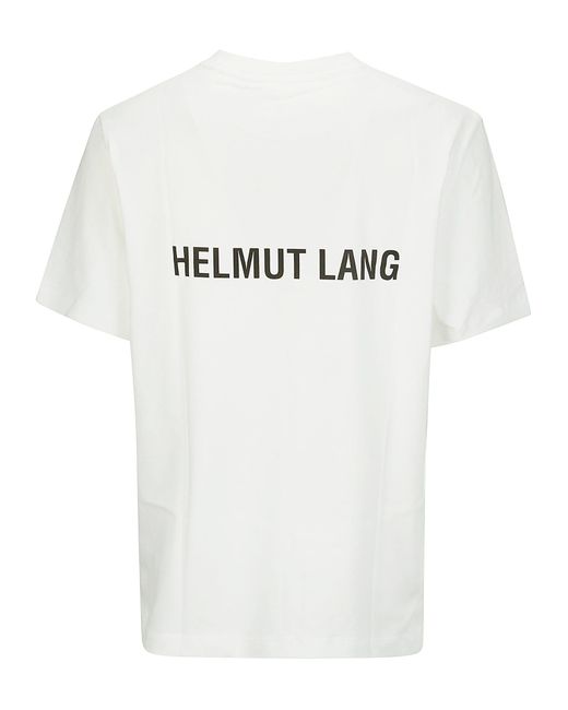 Helmut Lang White Logo Tee for men