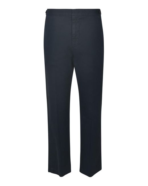 Aspesi Blue Concealed Trousers